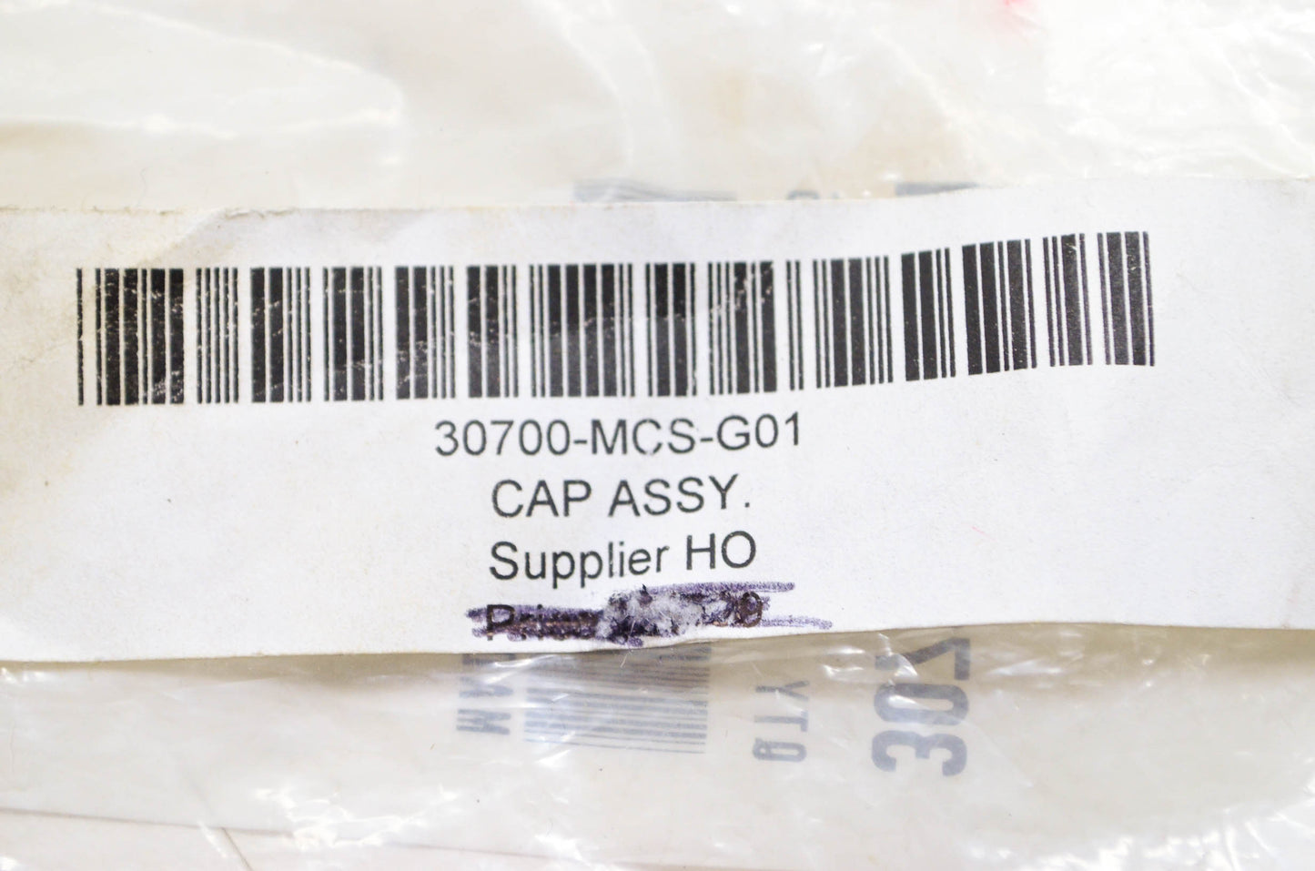 OEM Honda 30700-MCS-G01 Cap Assembly NOS
