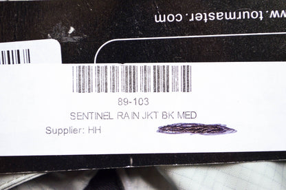 Medium Black Sentinal Rain Jacket NOS