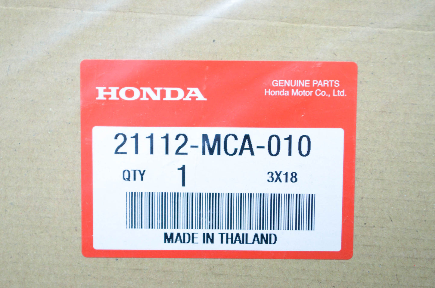 OEM Honda 21112-MCA-010 Rear Case Gasket NOS