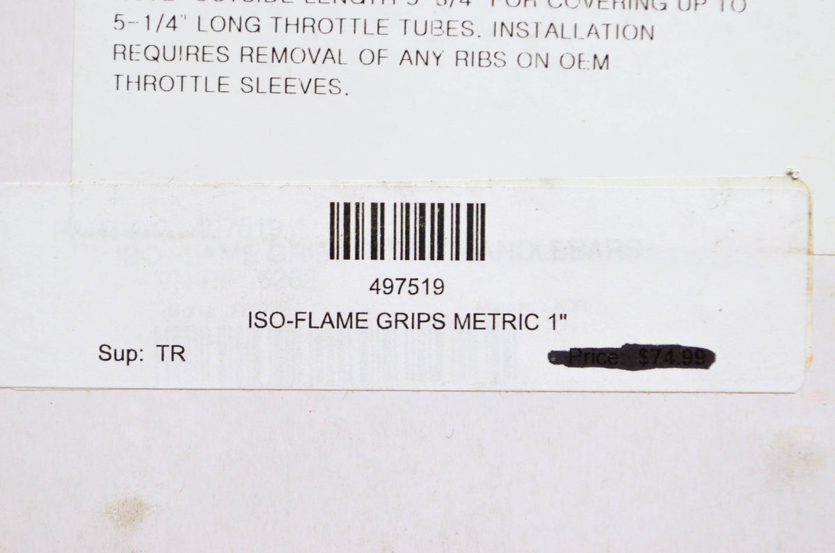 Kuryakyn 497519 1' Iso Flame Grips NOS