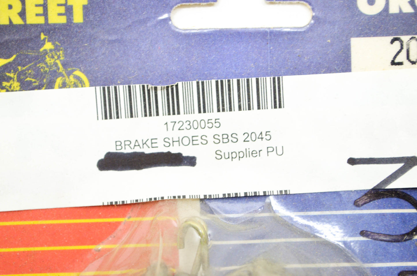 New Parts Unlimited Brake Shoes SBS 2045 NOS