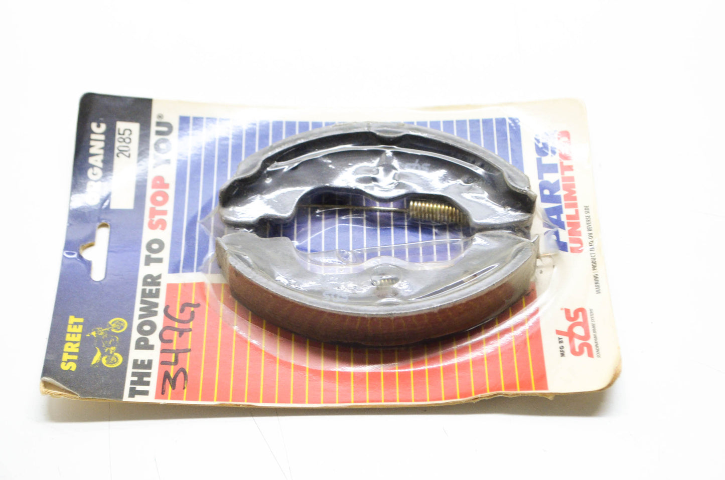 Parts Unlimited 17230074 Brake Shoes SBS 2085 NOS
