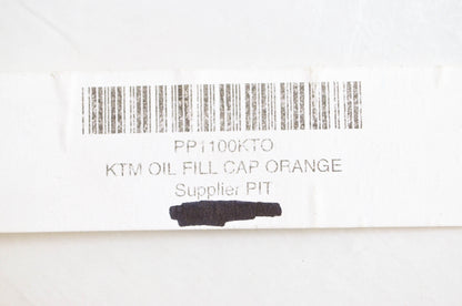 Orange KTM Oil Fill Cap NOS