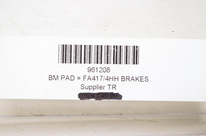 New Bike Master Brake Pads FA417/4HH NOS