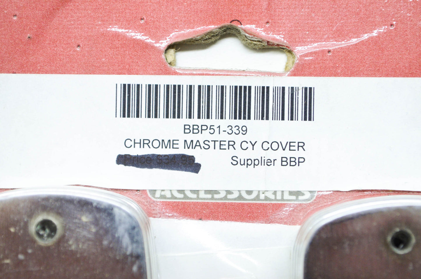 Big Bike Parts 51-339 Chrome Master Cylinder Cover NOS