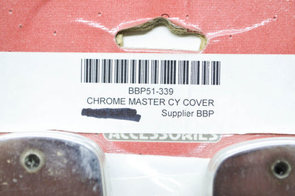 Big Bike Parts 51-339 Chrome Master Cylinder Cover NOS