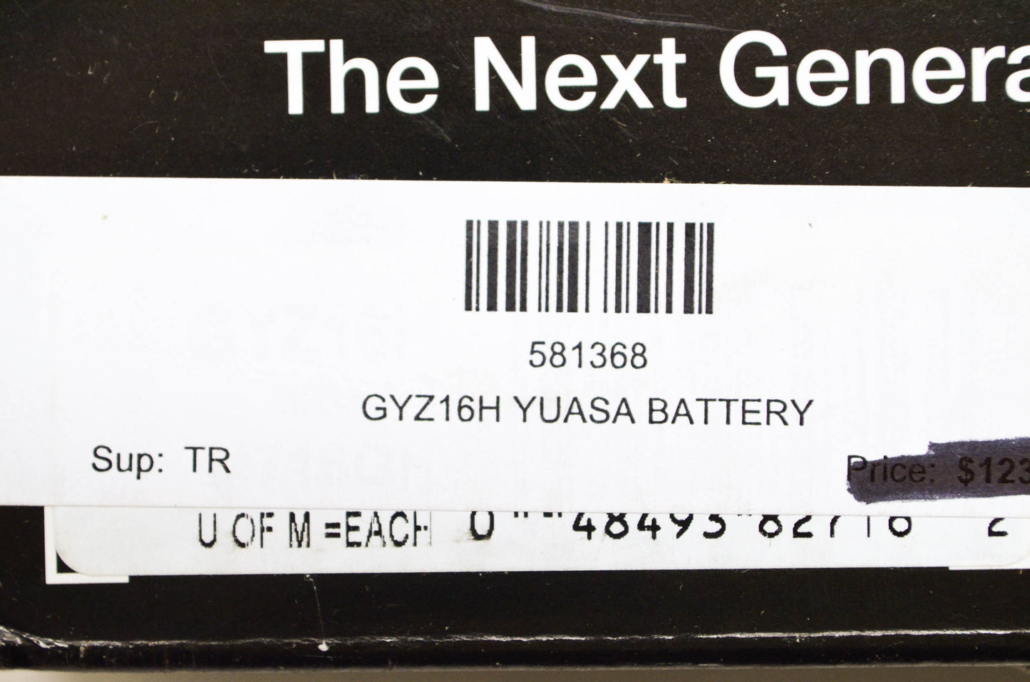 New Yuasa GYZ16H Battery NOS