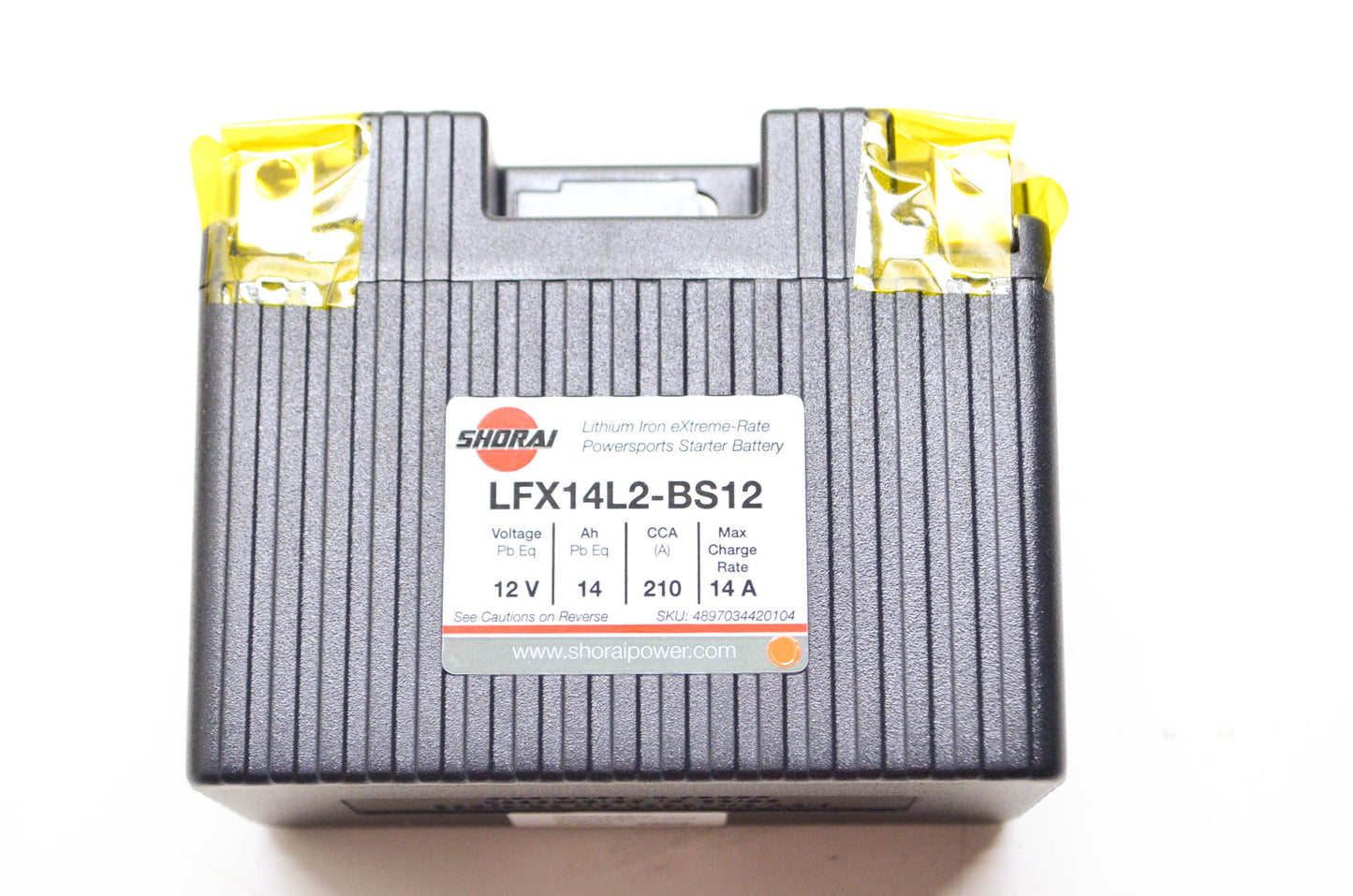 New Shorai Lithium Battery 14AH 12V EQ, 'L'2 NOS