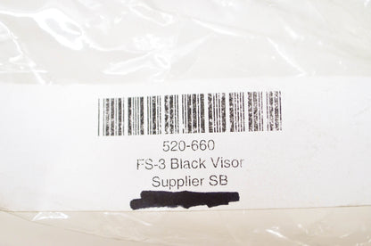 Black Visor NOS