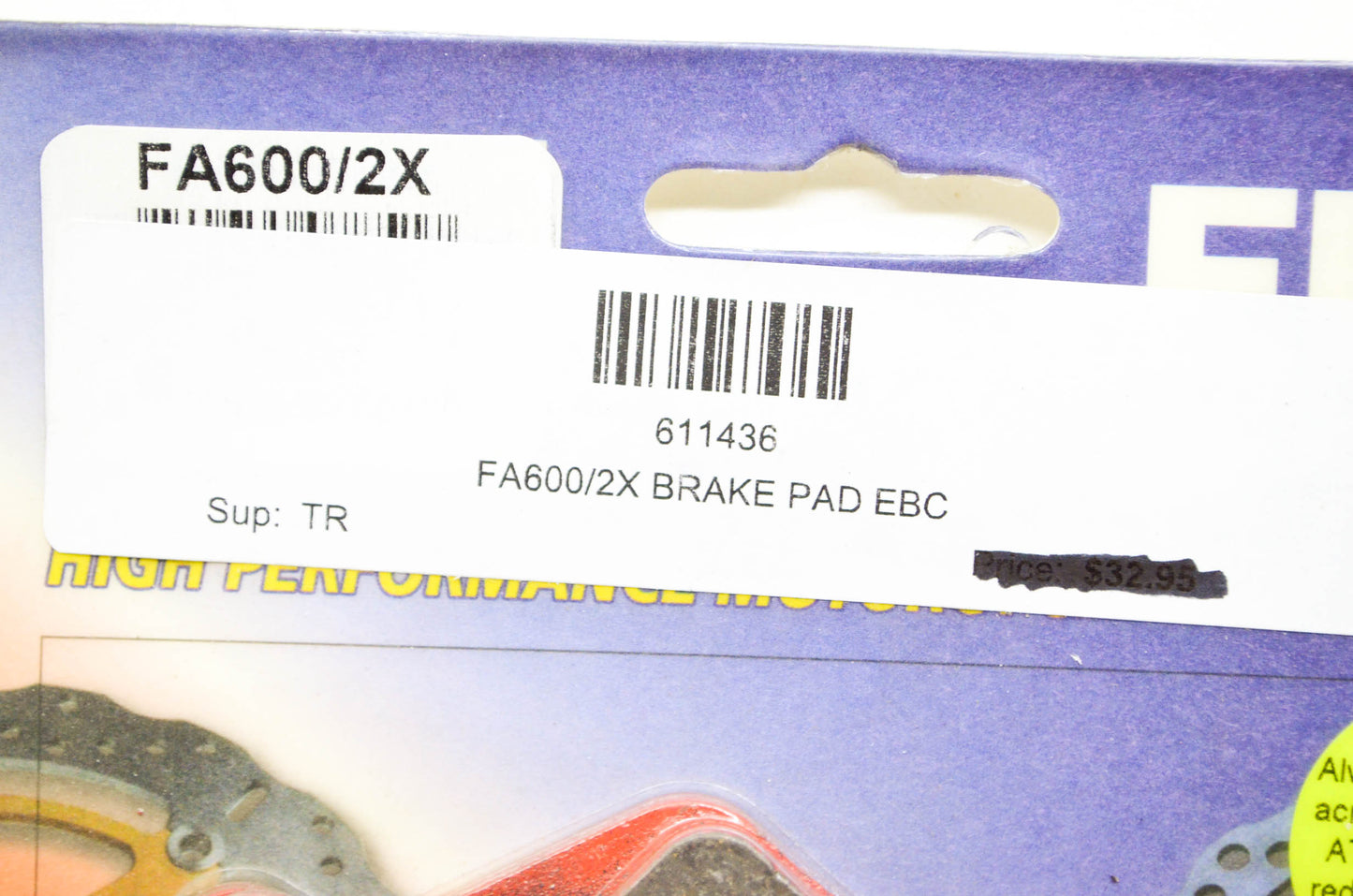 EBC 611436 FA600/2X Brake Pads NOS