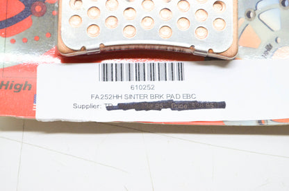 New EBC Brakes FA252HH Sinter Brake Pad NOS