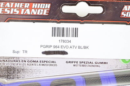 New Pro Grip Blue 964 Evo ATV Grips NOS