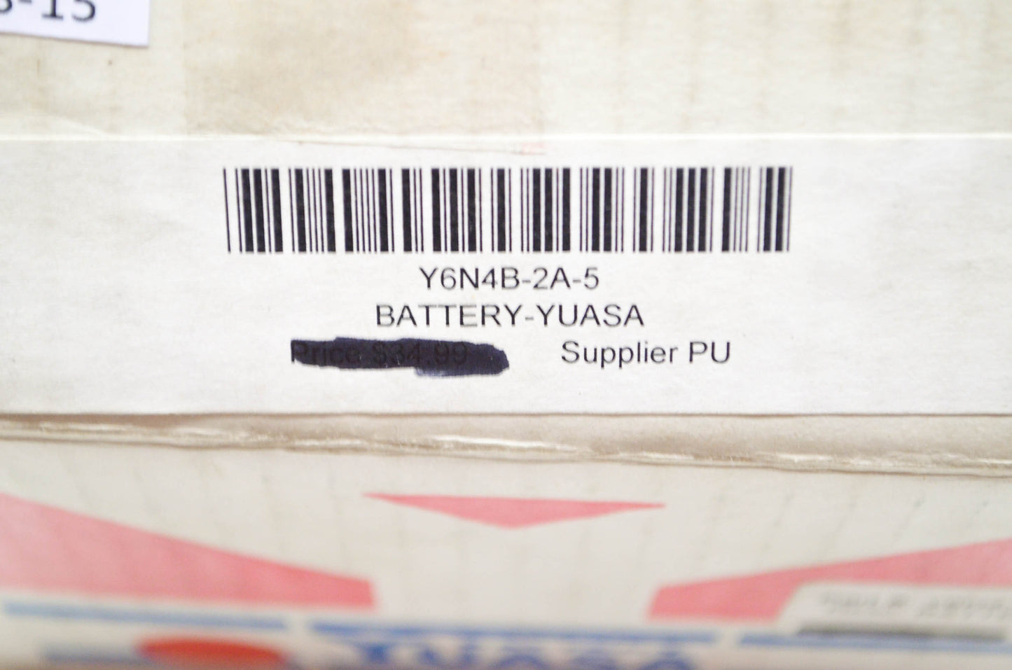 New Yuasa 6V Conventional Battery NOS