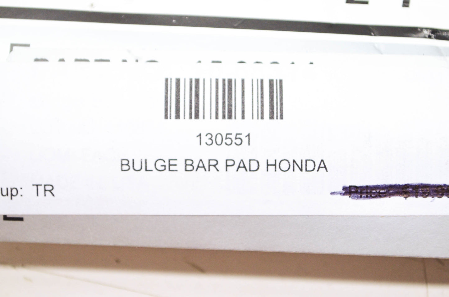New Factory Effex Honda Buldge Bar Pad NOS