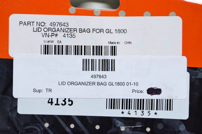 Kuryakyn 497643 GL 1800 Lid Organizer Bag NOS