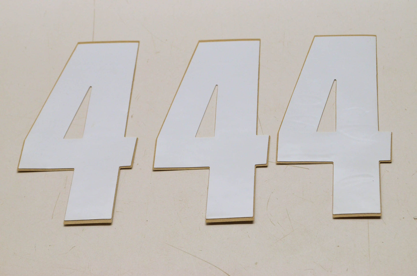 Factory Effex 08-90054, 134414 White 6' '4' Sticker Qty 3 NOS