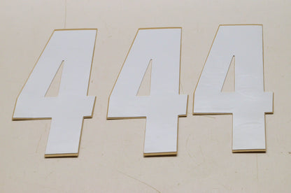 Factory Effex 08-90054, 134414 White 6' '4' Sticker Qty 3 NOS