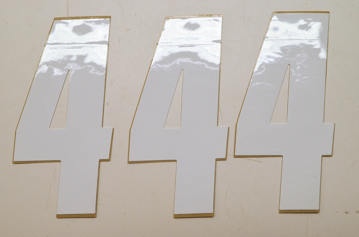 Factory Effex 08-90054, 134414 White 6' '4' Sticker Qty 3 NOS