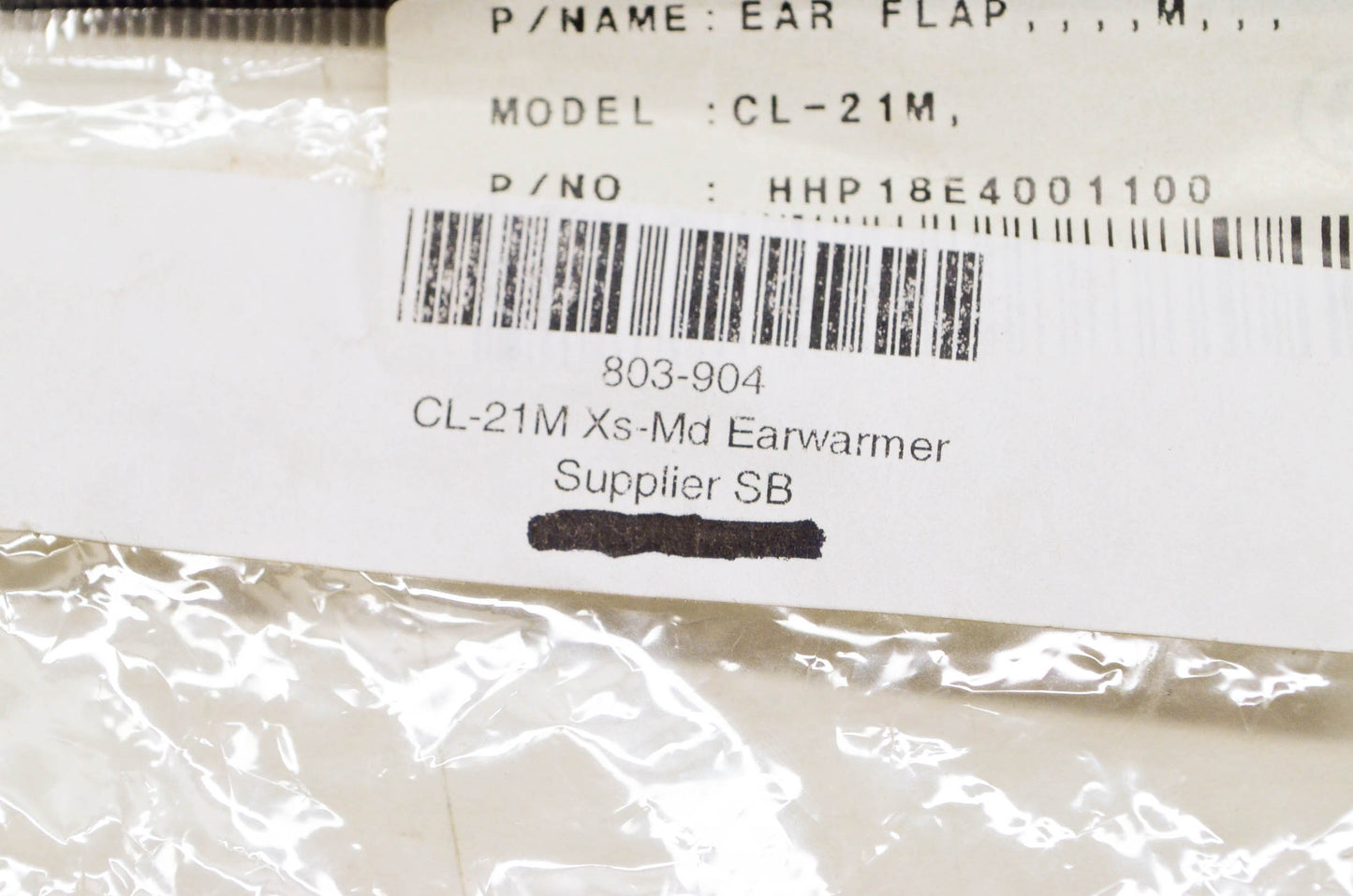 New HJC CL-21M XS-MD Ear warmer NOS