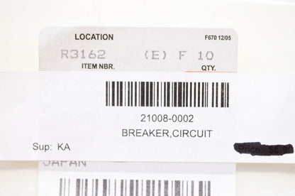 OEM Kawasaki 21008-0002 Circuit Breaker NOS