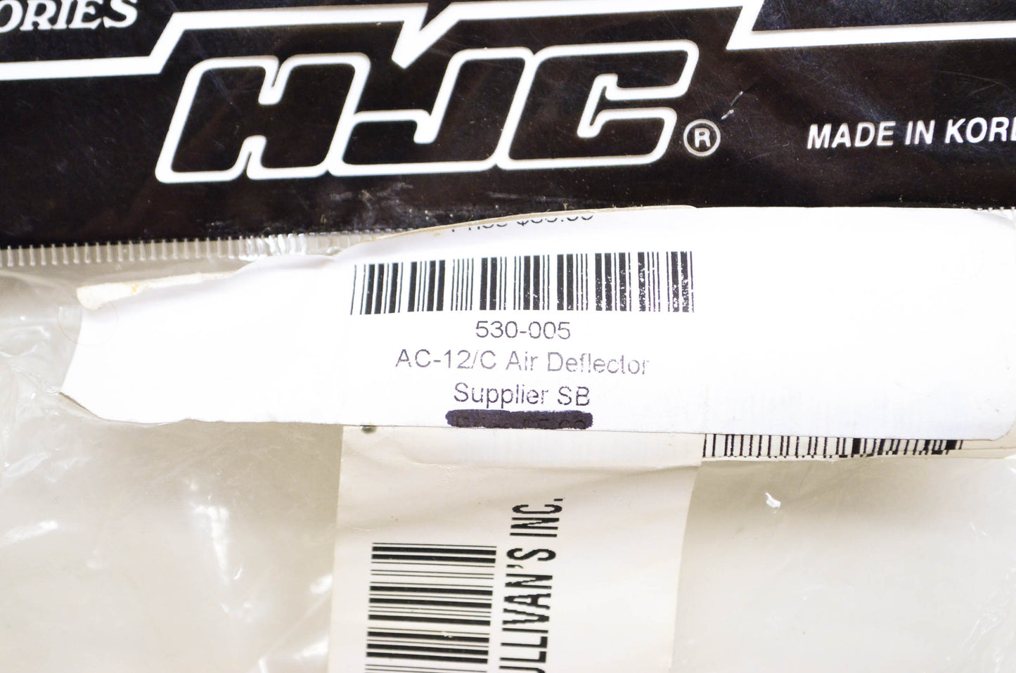 New HJC AC-12/C Air Deflector NOS
