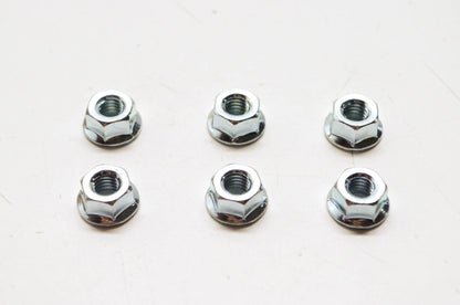 OEM Kawasaki 92015-1078 Flanged Nut 6mm Qty 6 NOS