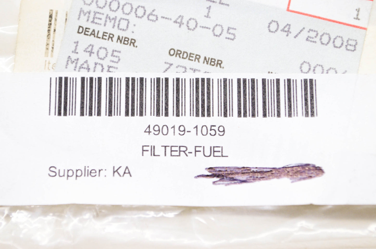 OEM Kawasaki 49019-1059 Fuel Filter NOS