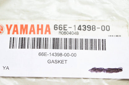 New OEM Yamaha 66E-14398-00-00 Gasket NOS