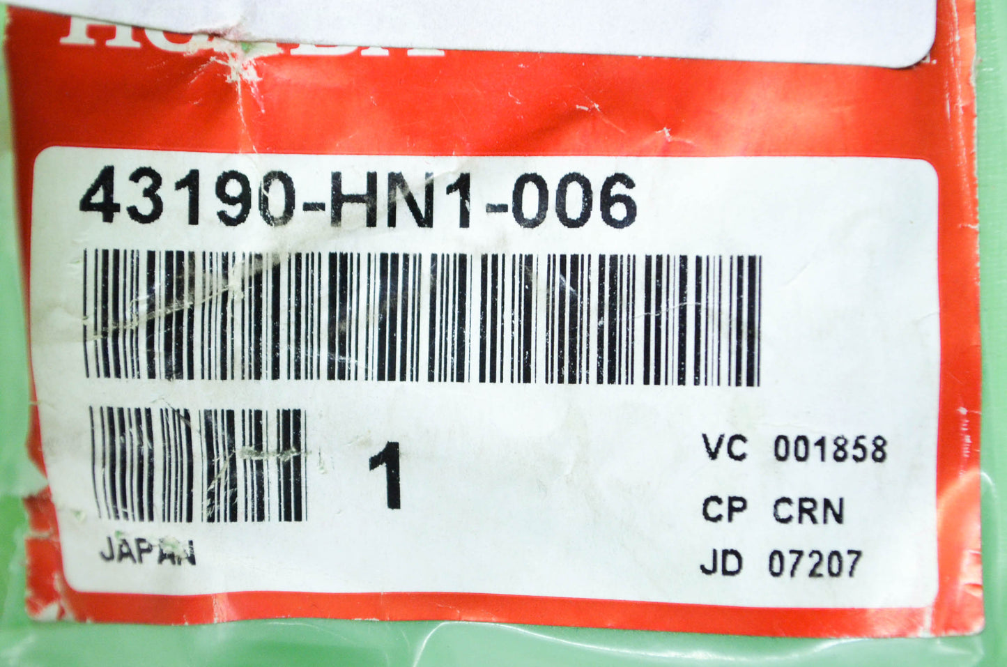 OEM Honda 43190-HN1-006 Bracket Sub-Assembly NOS