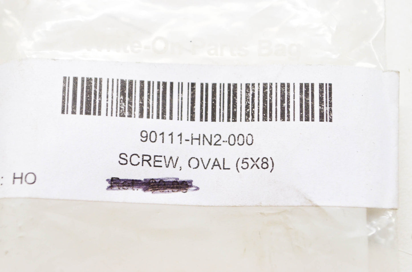 OEM Honda 90111-HN2-000 Oval Screw (5X8) Qty 4 NOS