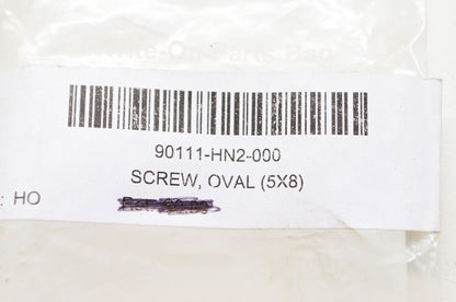 OEM Honda 90111-HN2-000 Oval Screw (5X8) Qty 4 NOS