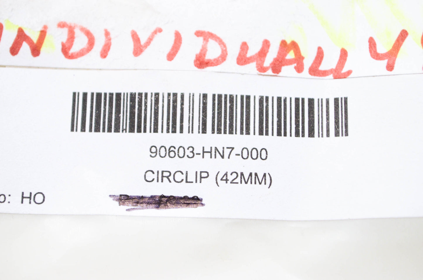 OEM Honda 90603-HN7-000 Circlip (42mm) NOS