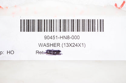 OEM Honda 90451-HN8-000 Washer (13X24X1) NOS