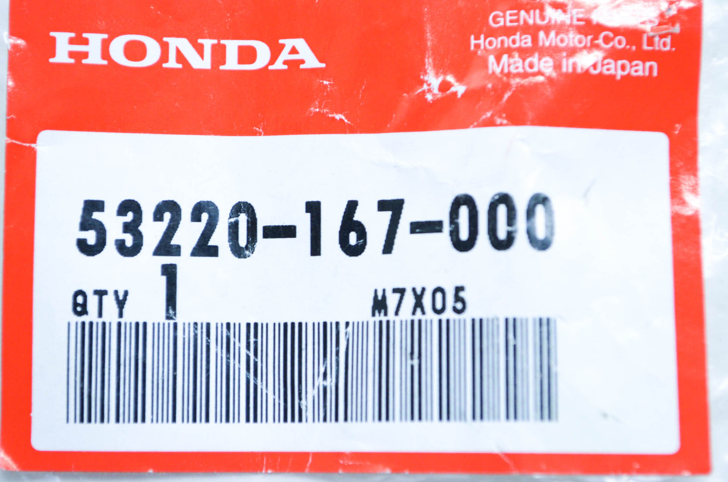 OEM Honda 53220-167-000 Thread NOS