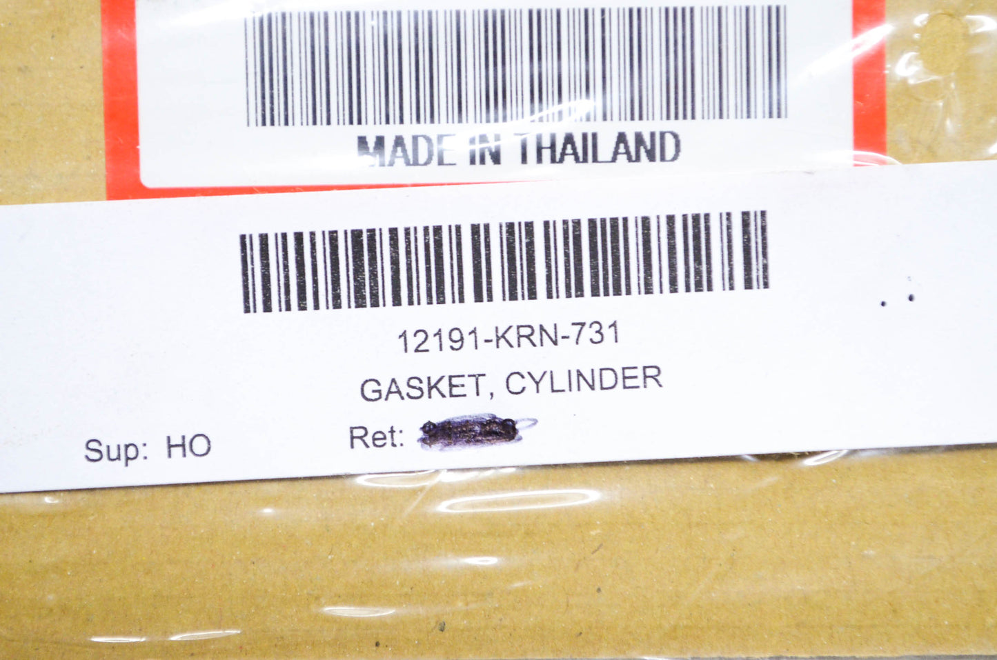 OEM Honda 12191-KRN-731 Cylinder Gasket NOS