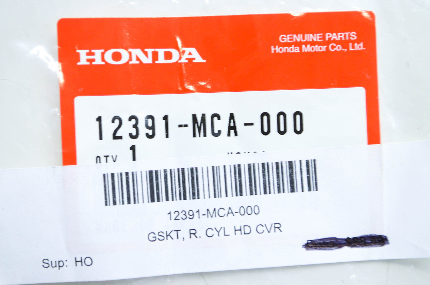 New OEM Honda Right Cylinder Head Cover Gasket NOS