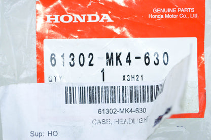 OEM Honda 61302-MK4-630 Headlight Case NOS