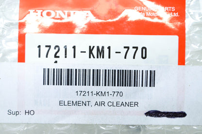 OEM Honda 17211-KM1-770 Air Cleaner Element NOS