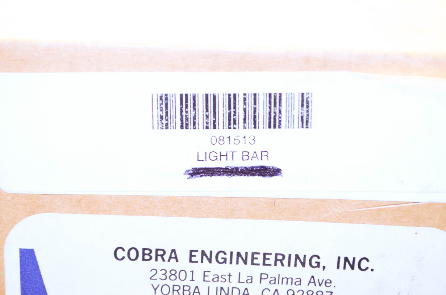 Cobra 81513 Light Bar NOS