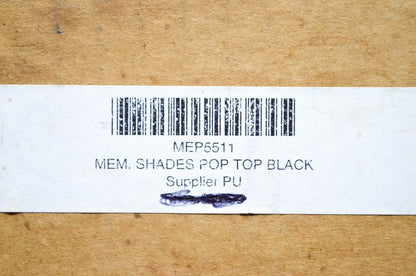 New Memphis Shades Black Pop Top Windshield NOS
