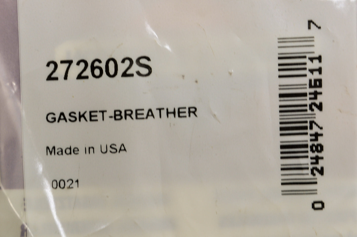 OEM Briggs & Stratton 272602S Breather Gasket Qty 4 NOS