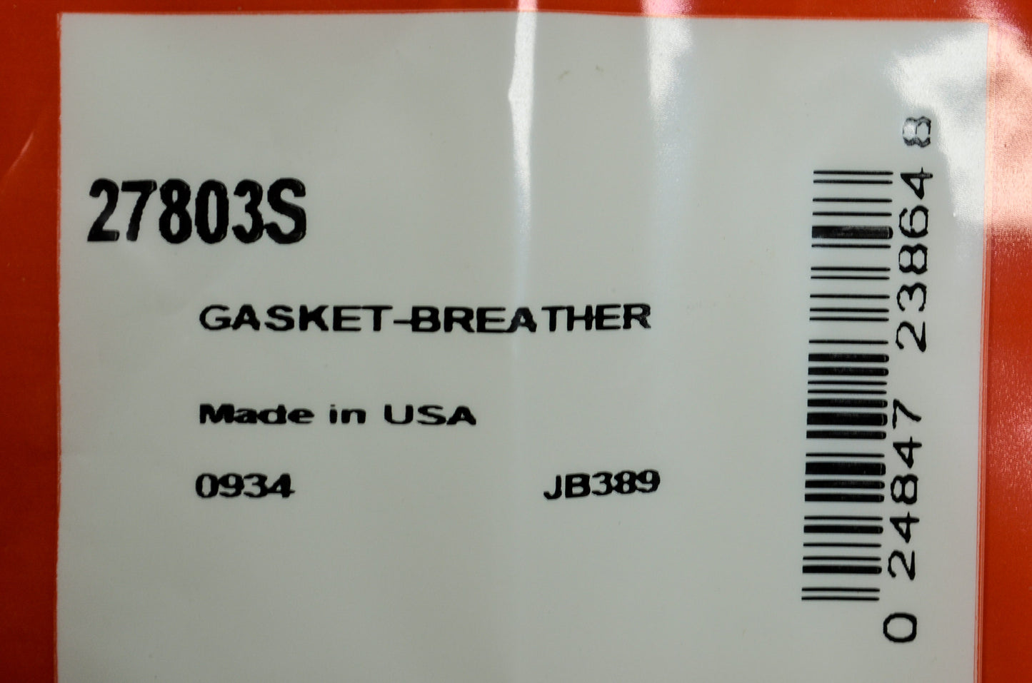 OEM Briggs & Stratton 27803S Breather Gasket Qty 3 NOS