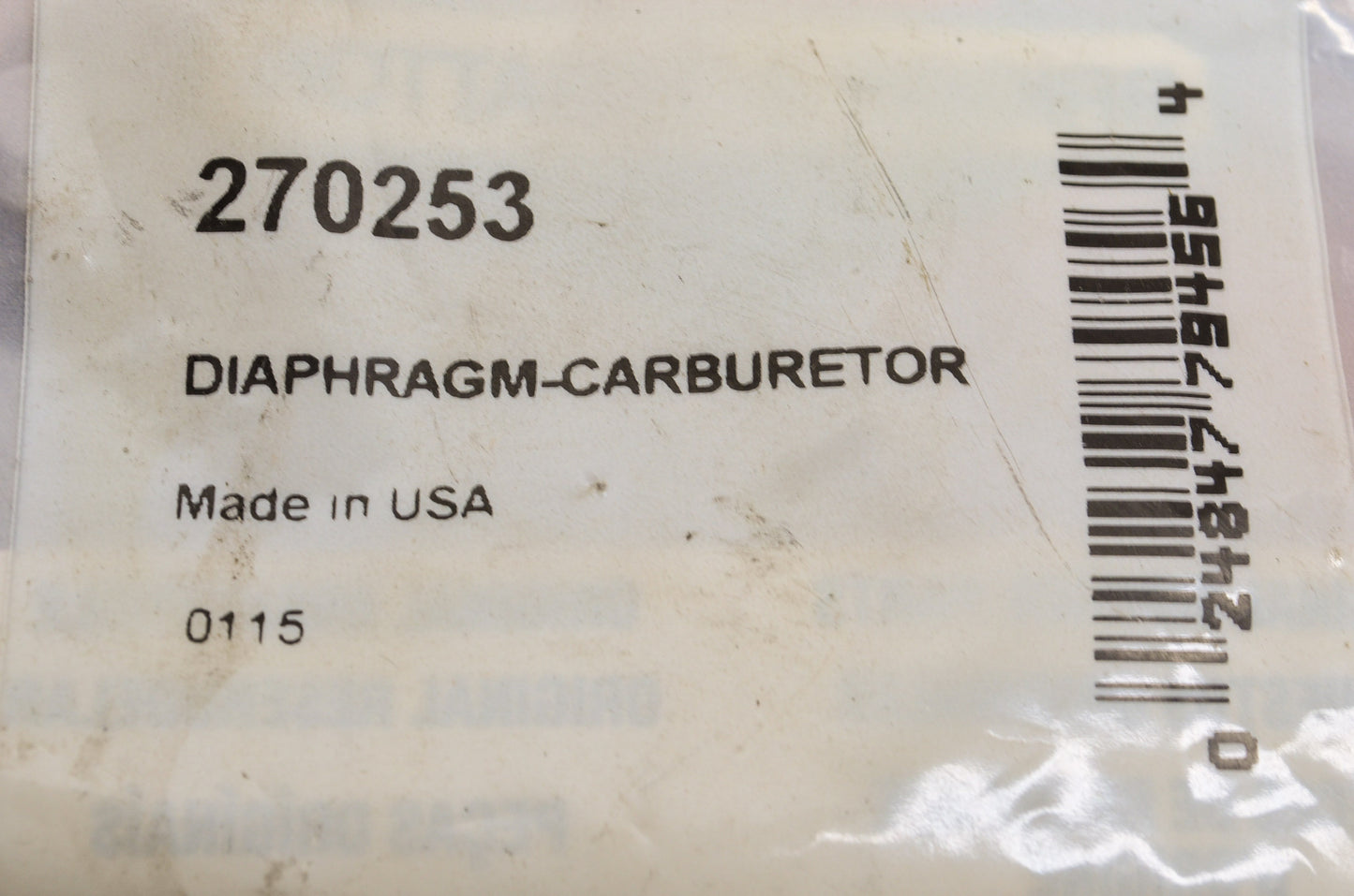 OEM Briggs & Stratton 270253 Carburetor Diaphragm Qty 5 NOS