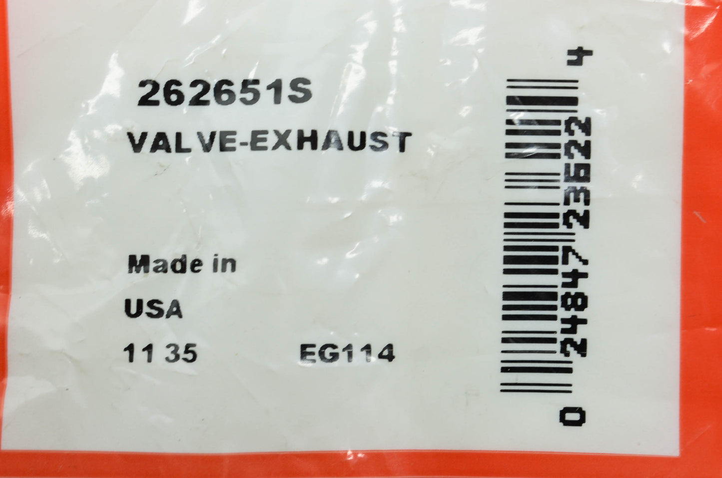 New OEM Briggs & Stratton Exhaust Valve NOS