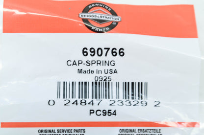 OEM Briggs & Stratton 690766 Spring Cap Qty 2 NOS