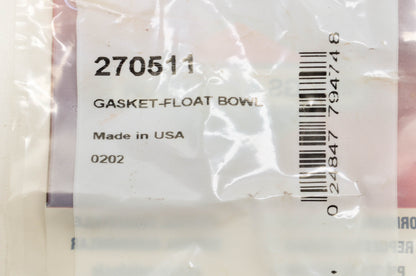 New OEM Briggs & Stratton 270511 Float Bowl Gasket QTY 3 NOS