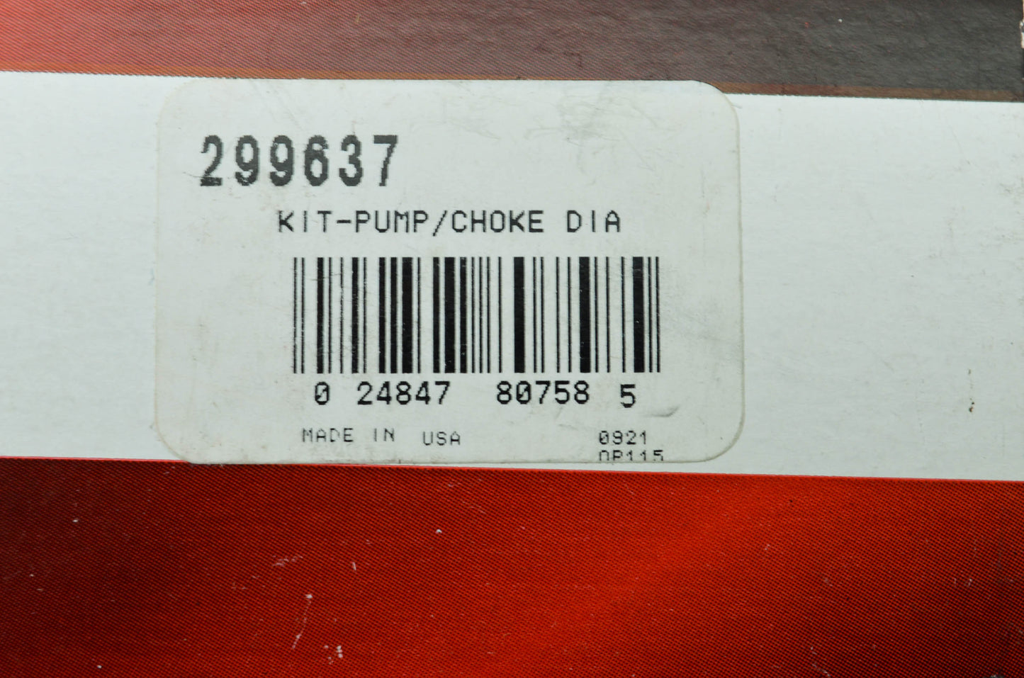 New OEM Briggs & Stratton 299637 Diaphragm Kit NOS