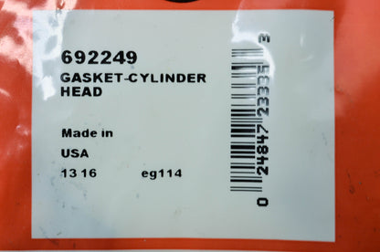 New OEM Briggs & Stratton 692249 Cylinder Head Gasket NOS