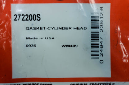 New OEM Briggs & Stratton 272200S Cylinder Head Gasket NOS
