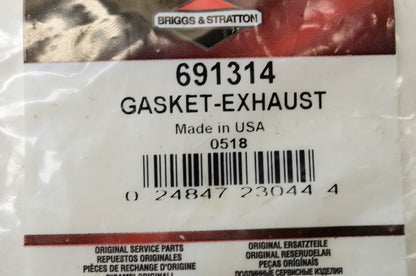 New OEM Briggs & Stratton Exhaust Gasket NOS